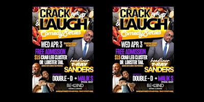 Crack Em' Up and Laugh Comedy Show at Rewind Bistro primary image