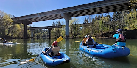 Lower Tualatin River Paddle Raft Trip