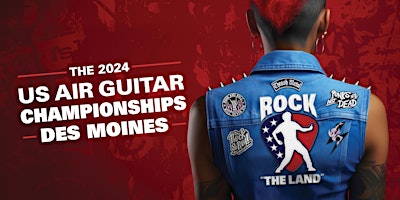 Imagem principal do evento 2024 US Air Guitar Regional Championships - Des Moines, IA