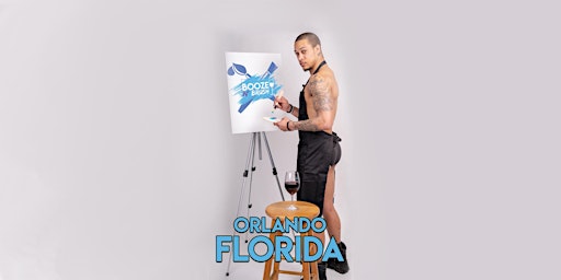 Imagem principal do evento Booze N' Brush Next to Naked Sip n' Paint Orlando, FL - Exotic Male Model