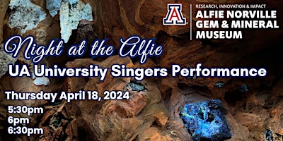 Night at the Alfie: UA University Singers Performance primary image