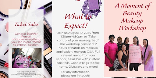 Image principale de A Moment of Beauty 2nd Annual Makeup Workshop