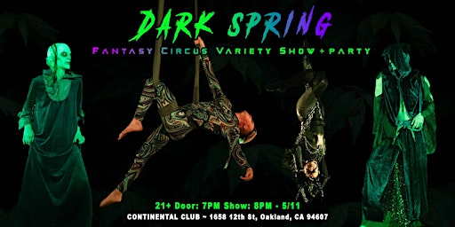 Immagine principale di DARK SPRING: Fantasy Circus Variety Show + Party 