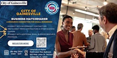City of Gainesville Spring Business Matchmaker primary image