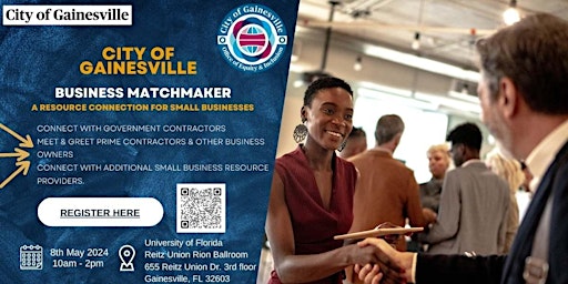 Primaire afbeelding van City of Gainesville Spring Business Matchmaker