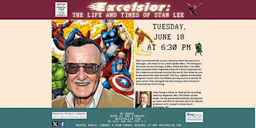 Imagem principal do evento Excelsior: The Life and  times of Stan Lee