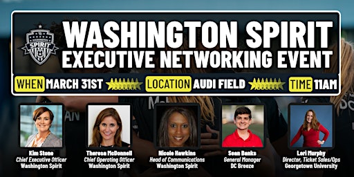 Hauptbild für Washington Spirit Executive Networking Event (by TeamWork Online)