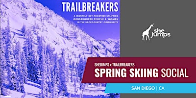 Imagem principal do evento SheJumps x Trailbreakers | Spring Skiing Social | WA