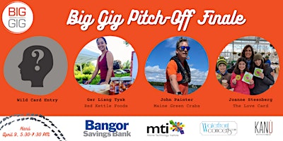 Primaire afbeelding van Big Gig Entrepreneur Pitch-Off Finale 2023/2024