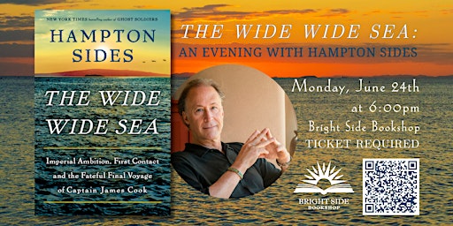 Imagem principal do evento The Wide Wide Sea: An Evening with Hampton Sides