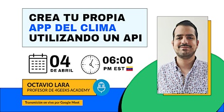 Crea Tu Propia App Del Clima Utilizando Un API