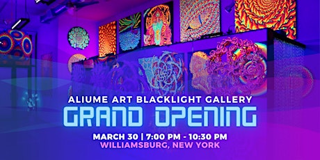 ALIUME ART // Blacklight Gallery Grand Opening
