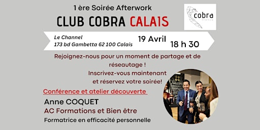 Immagine principale di 1 er Afterwork Club Cobra Calais Cote d'Opale 