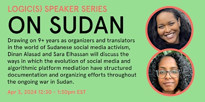 Imagen principal de On Sudan: The affordances of social media in a time of war