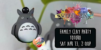 Imagem principal do evento Family Clay Party at Songbirds-Totoro