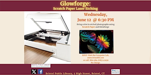 Hauptbild für Glow Forge: Scratch Paper Laser Etching