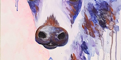 Primaire afbeelding van Colorful Cow - Paint and Sip by Classpop!™