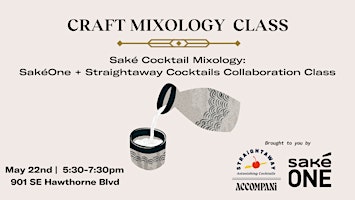 Imagem principal do evento Craft Mixology Class: Saké Cocktail Mixology