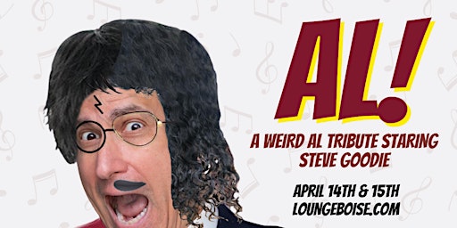 Imagem principal do evento AL!...A Weird Al Tribute Show starring comedian Steve Goodie