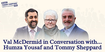 Imagem principal de Val McDermid in conversation with Humza Yousaf and Tommy Sheppard