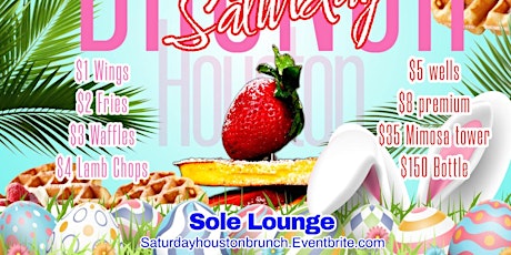 Easter Saturday Brunch & Day Party @ Sole Lounge Htx (R&B & Hiphop)