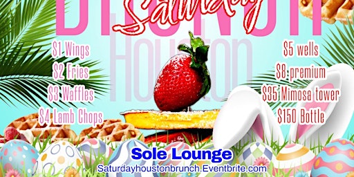 Imagen principal de Easter Saturday Brunch & Day Party @ Sole Lounge Htx (R&B & Hiphop)