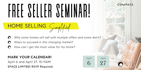 Seller Seminars with the Valerie Upham Team