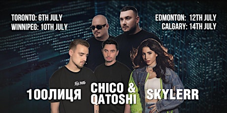 Chico & Qatoshi, Skylerr, 100lytsia Live Concert