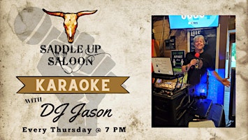 Imagem principal do evento Karaoke Night every Thursday at Saddle Up Saloon