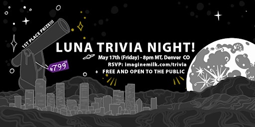 Imagem principal do evento Luna Trivia Night!