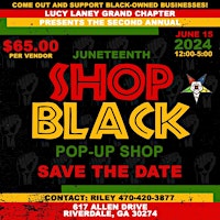 Hauptbild für 2nd Annual Juneteenth Pop-Up-Shop