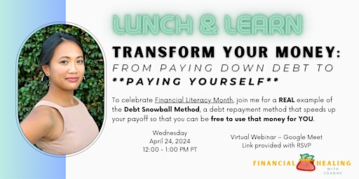 Imagen principal de Transform Your Money: From Paying Down Debt to **Paying Yourself**