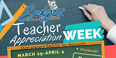 Imagem principal de Swigzz Lounge Teacher Appreciation Week