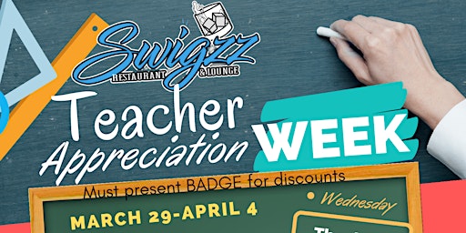 Swigzz Lounge Teacher Appreciation Week primary image