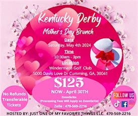 Kentucky Derby Mothers Day Event