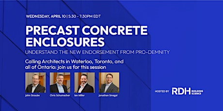 Precast Endorsement from Pro-Demnity Insurance // Hosted by RDH