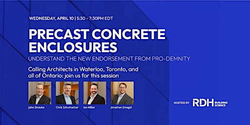 Precast Endorsement from Pro-Demnity Insurance // Hosted by RDH primary image