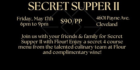 Secret Supper II