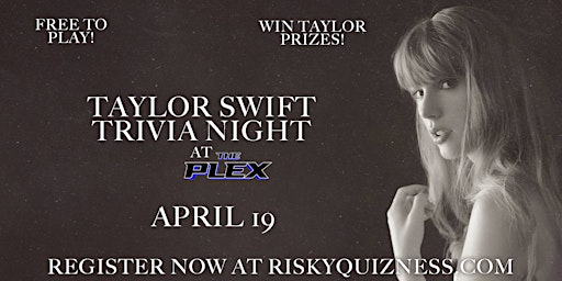 Imagem principal do evento Taylor Swift Trivia Night at the Plex!