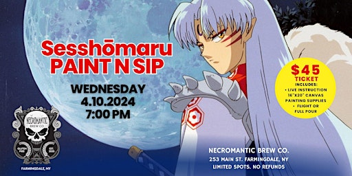 Hauptbild für Sesshōmaru  - Paint N Sip - ANIME APRIL