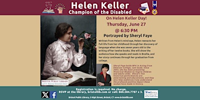 Helen Keller-Champion of the Disabled primary image