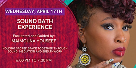 Guided Sound Bath Experience with Mumu Fresh