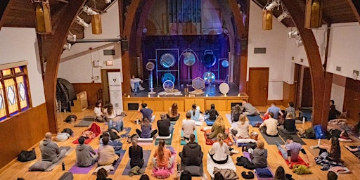 Immagine principale di Gong Sound Bath & Breathwork at Mel Lehan Hall 