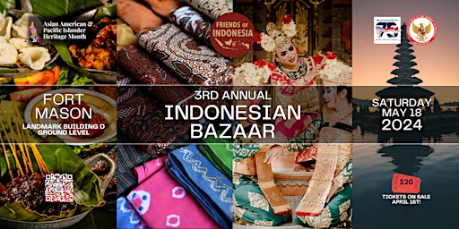 Primaire afbeelding van 3rd Annual Indonesian Bazaar
