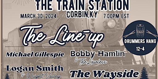 Imagen principal de The Train Station Presents: A taste of Appalachian Rock n Roll