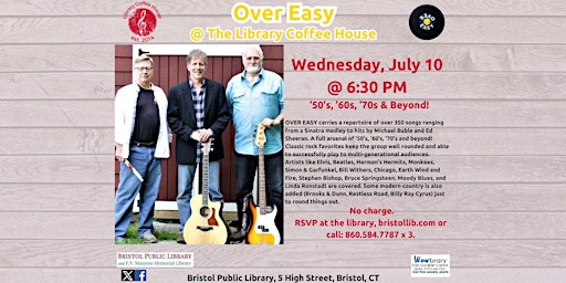 Imagen principal de Over Easy @ The Library Coffee House