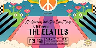 Imagem principal do evento An Evening with The Sun Kings - A Tribute to the Beatles