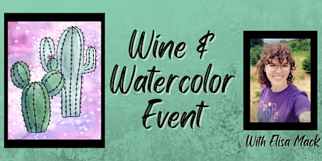 Perfect Date Wine & Watercolor