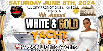 Imagem principal de WHITE & GOLD Day Yacht Party Sat June 8th, 2024