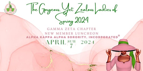 Gamma Zeta Chapter Spring 2024  New Member  Luncheon